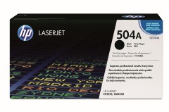 Toner do tiskrny Originlny toner HP 504A, HP CE250A (ierny)