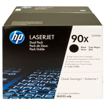 Originlny toner HP 90X, HP CE390XD (ierny) multipack