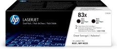 Originlne tonery HP 83X, HP CF283XD (ierny) multipack