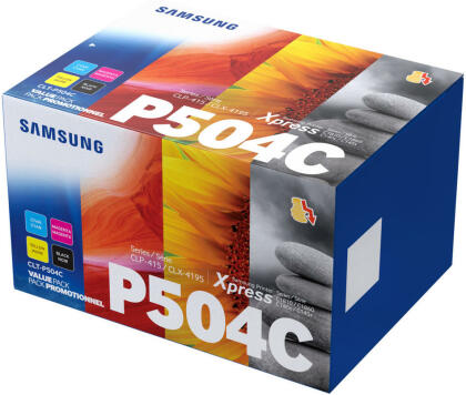 Originlne tonery Samsung CLT-P504C (ierny + farebn) multipack