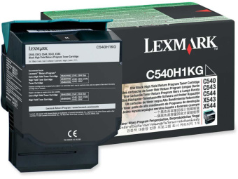 Originálny toner Lexmark C540H1KG (Čierny)