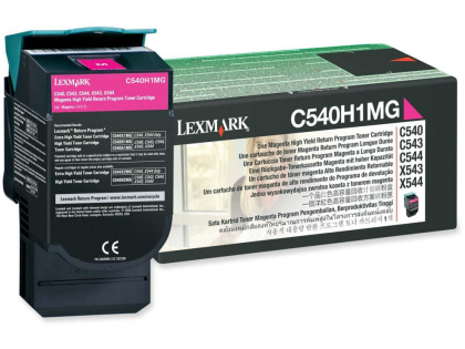 Originlny toner Lexmark C540H1MG (Purpurov)