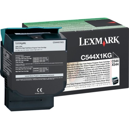 Originálný toner Lexmark C544X1KG (Čierny)