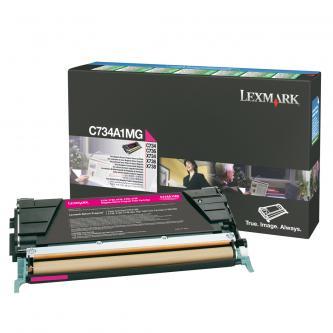 Originln toner Lexmark C734A1MG (Purpurov)