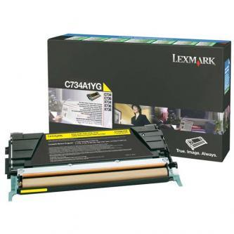 Originln toner Lexmark C734A1YG (lt)