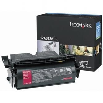 Originln toner Lexmark 12A6735 (ierny)