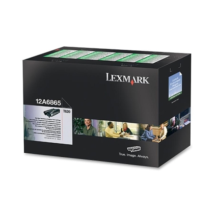 Originlny toner Lexmark 12A6865 (ierny)
