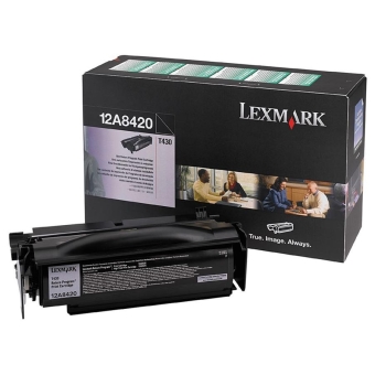 Originlny toner Lexmark 12A8420 (ierny)