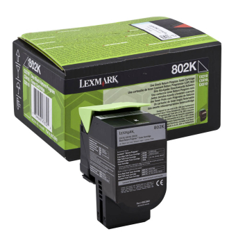 Originlny toner Lexmark 80C20K0 (ierny)