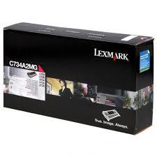 Toner do tiskrny Originlny toner Lexmark C734A2MG (Purpurov)