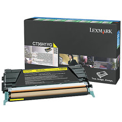 Toner do tiskrny Originln toner Lexmark C736H1YG (lt)