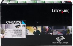 Toner do tiskrny Originln toner Lexmark C746A1CG (Azrov)