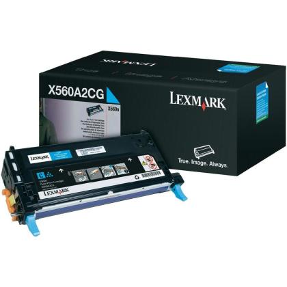 Originálny toner Lexmark X560A2CG (Azúrový)