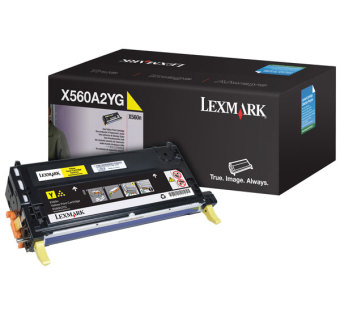 Originálny toner Lexmark X560A2YG (Žltý)