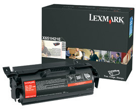 Originálny toner Lexmark X651H21 (čierny)