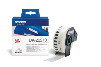 Originlne etikety Brother DK-22210, papierov kot 29  mm x 30,48m