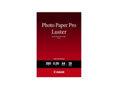 Fotopapier A4 Canon Pro Luster, 20 listov, 260 g/m², leskl, biely, inkoustov