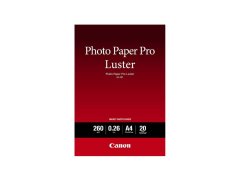 Fotopapier A4 Canon Pro Luster, 20 listov, 260 g/m², leskl, biely, inkoustov