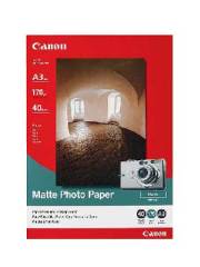 Fotopapier A3 Canon Matte, 40 listov, 170 g/m², matn, biely, inkoustov (MP-101)