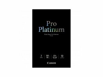 Fotopapier A3 + Canon Pre Platinum, 10 listov, 300g/m2, lesklý, biely, atramentový (PT-101)