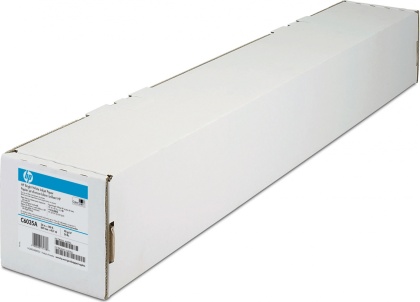 Kot s fotopapierom HP Bright White Inkjet, 594 mm x 45,7 m, 90 g/m², pre atramentov tlaiarne, matn (Q1445A)