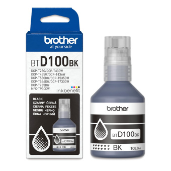Originlna npl Brother BT-D100BK (ierna)