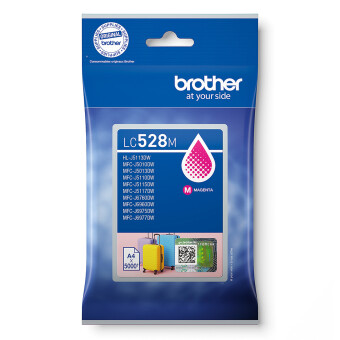 Origin�lna n�pl� Brother LC-528 M (Purpurov�)