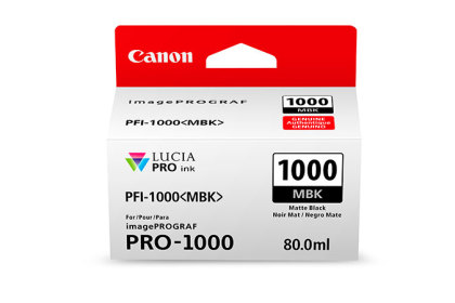Originlna npl Canon PFI-1000MBK (Matne ierna)