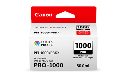 Originlna npl Canon PFI-1000PBK (Foto ierna)