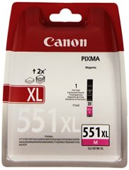 Cartridge do tiskárny Originálna náplň Canon CLI-551M XL (Purpurová)