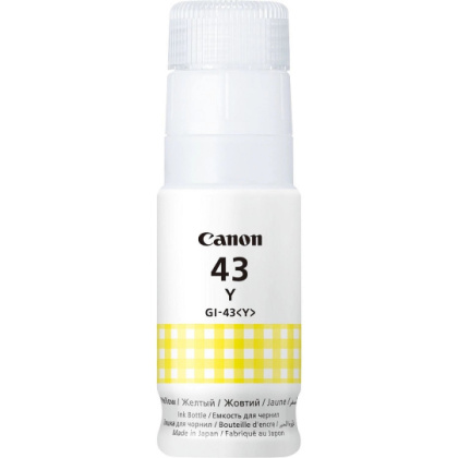 Originálna fľaša Canon GI-43 Y (Žltá)