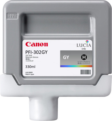 Originlna npl Canon PFI-302GY (Siv)