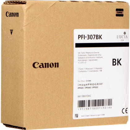 Originlna npl Canon PFI-307BK (ierna)