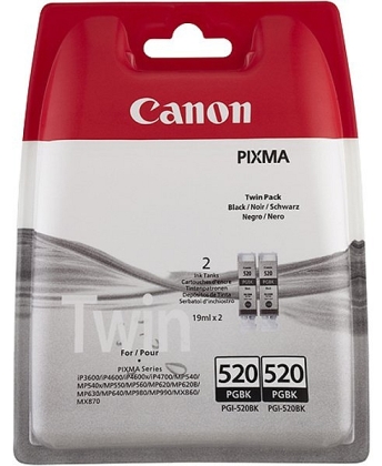 Sada originlnch npl Canon PGI-520BK (ierna)