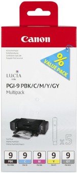 Sada originlnch npl Canon PGI-9PBK/C/M/Y/GY