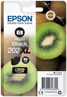 Originálna náplň EPSON č. 202 XL (T02H1) (Foto čierna)