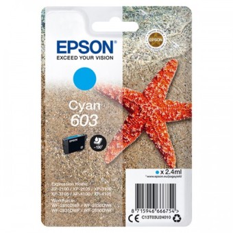 Originálna cartridge EPSON č. 603 (T03U2) (Azúrová)