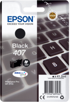 Originlna npl EPSON . 407 (T07U1) (ierna)