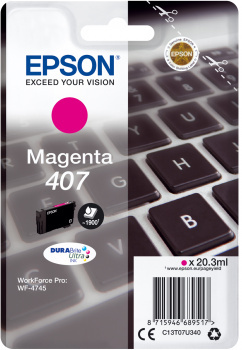 Originlna npl EPSON . 407 (T07U3) (Purpurov)