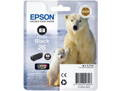 Cartridge do tiskrny Originlna npl EPSON T2611 (Foto ierna)