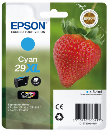 Originálna cartridge EPSON T2992 (Azúrová)