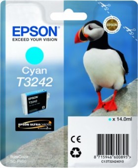 Originálna cartridge EPSON T3242 (Azúrová)