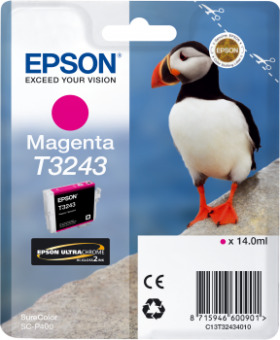 Originlna npl EPSON T3243 (Purpurov)