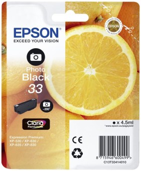 Originálna cartridge Epson T3341 (Foto čierna)