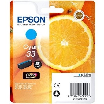 Originálna cartridge EPSON T3342 (Azúrová)