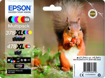 Sada originlnch npl EPSON . 378 XL a 478 XL (T379D)