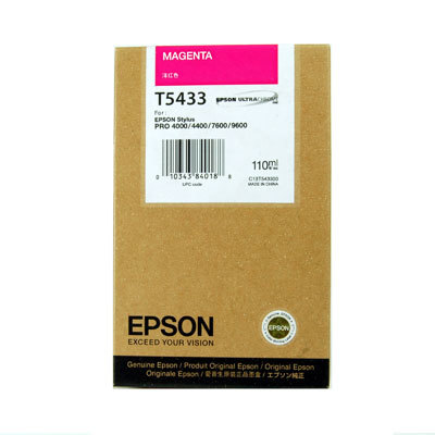Originlna npl EPSON T5433 (Purpurov)