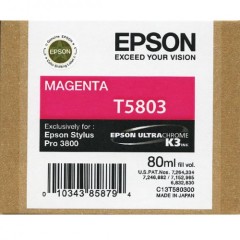 Cartridge do tiskrny Originlna npl EPSON T5803 (Purpurov)