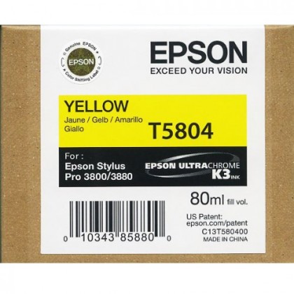 Originlna npl EPSON T5804 (lt)