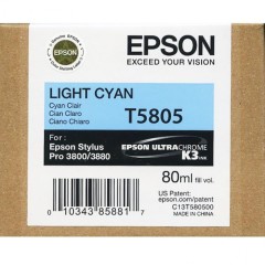 Cartridge do tiskrny Originlna npl EPSON T5805 (Svetl azrov)